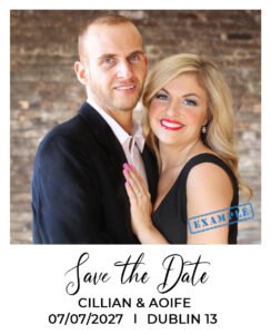 beautiful couple Save the date magnet