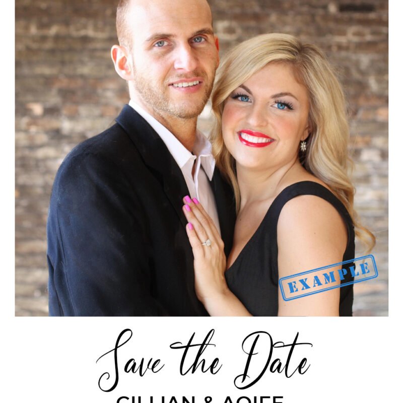 beautiful couple Save the date magnet