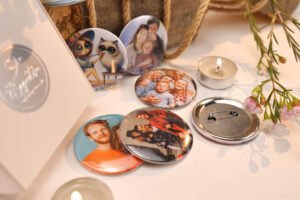 round custom badge 58mm