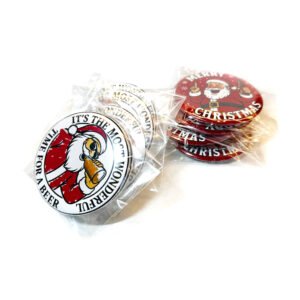 round metal custom bottle opener